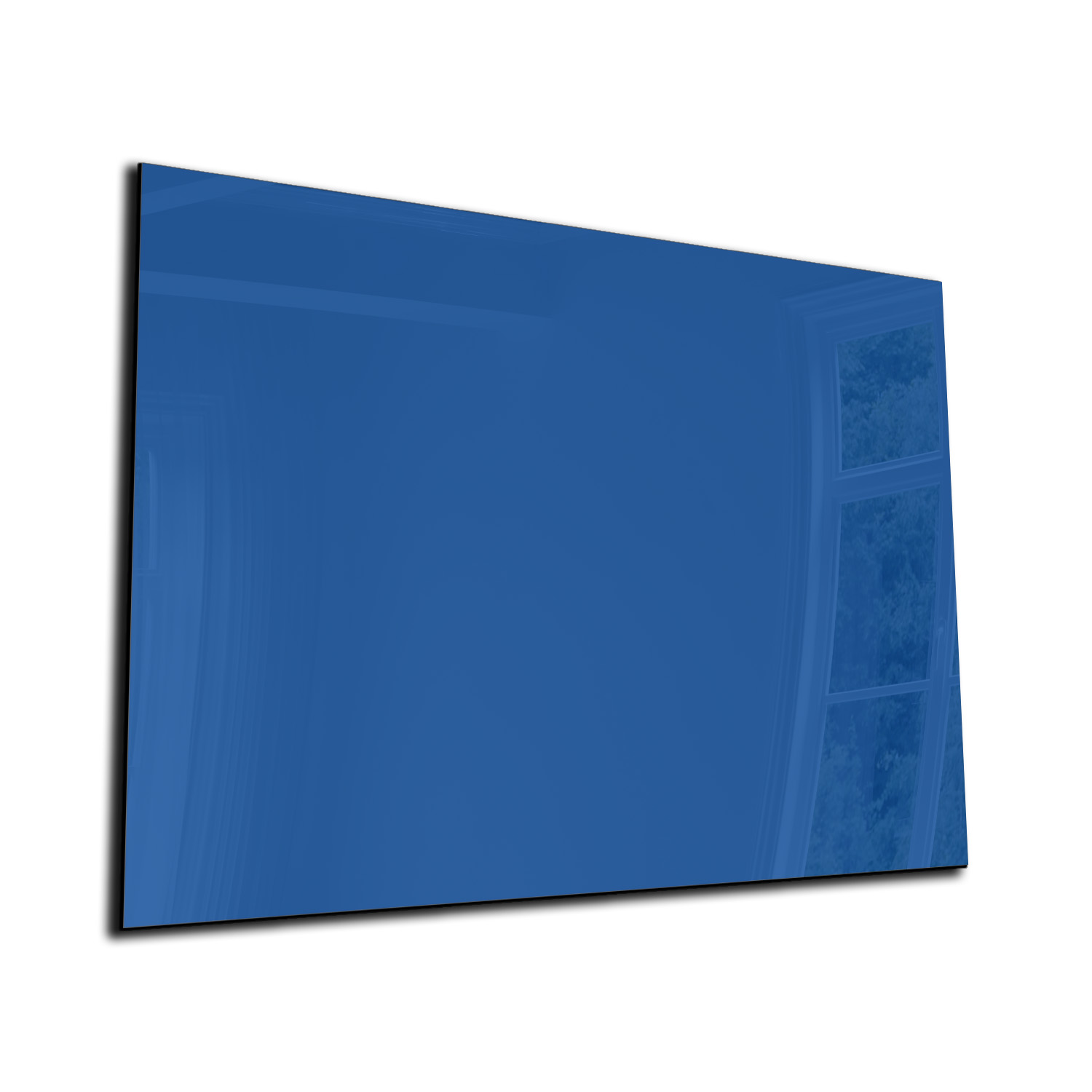 winter Octrooi Klas Magneetbord - Glas - Whiteboard - Memobord - Magnetisch - Diverse maten -  Kleur blauw - Designglas