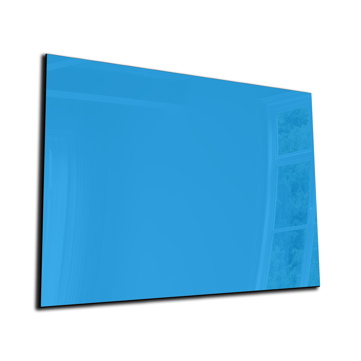 prins haag Draad Magneetbord - Glas - Whiteboard - Memobord - Magnetisch - Diverse maten -  Kleur lichtblauw - Designglas