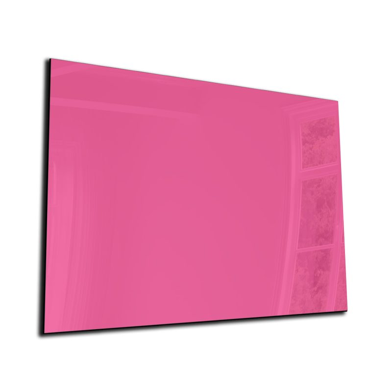 pistool paperback Waakzaam Magneetbord XL – Glas – Whiteboard – Memobord – Magnetisch – Diverse maten  – Kleur Roze - Designglas