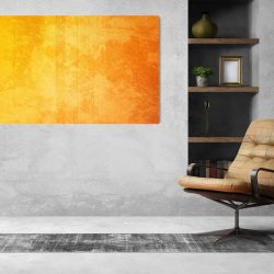 Whiteboard van glas – Magneetbord - Geel-oranje textuur