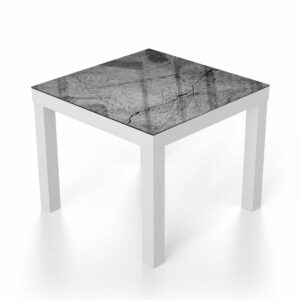 Salontafel 55x55 Beton met Scheuren