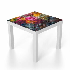 Salontafel 55x55 Levendig Bloemenboeket