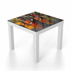 Salontafel 55x55 Specerijen in Lepels