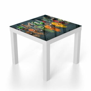 Salontafel 55x55 Kleurrijke Kruidenexplosie