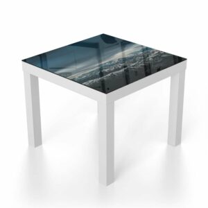 Salontafel 55x55 Bergtoppen in de Winter