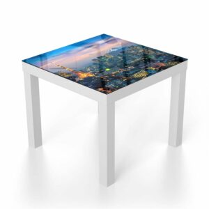 Salontafel 55x55 Tokyo met de Fuji-berg