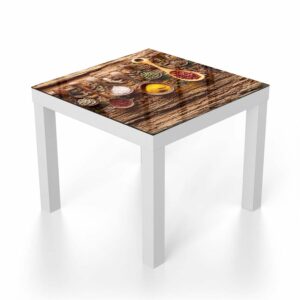 Salontafel 55x55 Kruiden & Specerijen op Hout