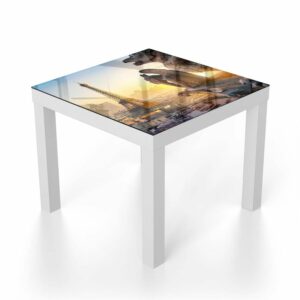 Salontafel 55x55 Eiffeltoren en Chimera