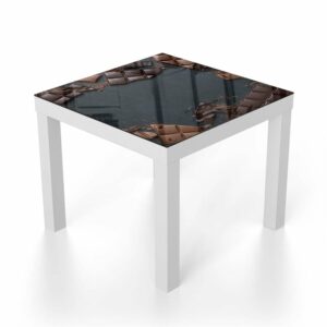 Salontafel 55x55 Chocolade