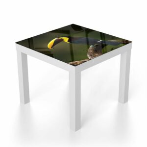 Salontafel 55x55 Tropische Vogel