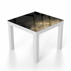 Salontafel 55x55 Gouden Glitter Poeder