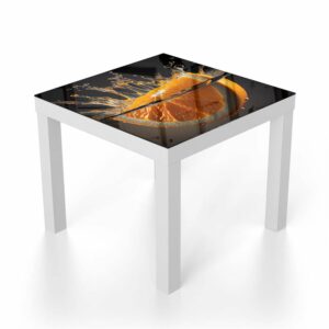 Salontafel 55x55 Sinaasappel Splash