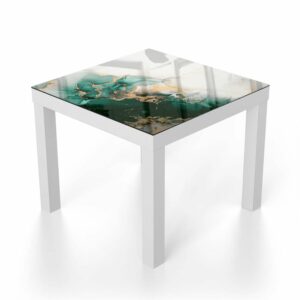 Salontafel 55x55 Luxe Groen-Marmer