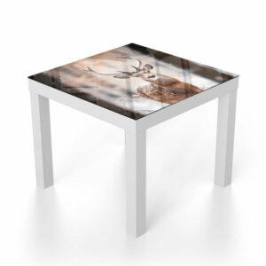 Salontafel 55x55 Hert in de Winter