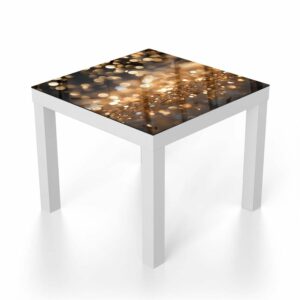 Salontafel 55x55 Gouden Glitters