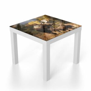 Salontafel 55x55 Elanden in de Natuur