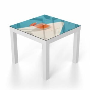 Salontafel 55x55 Aardbeien Cocktail