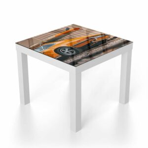 Salontafel 55x55 Porsche met Surfboard