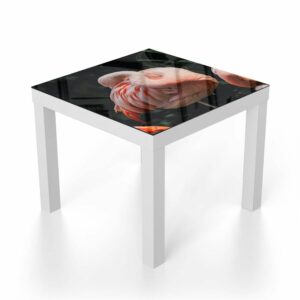 Salontafel 55x55 Flamingo in de Natuur