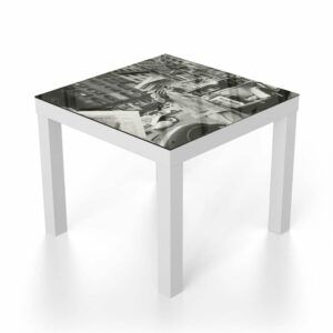 Salontafel 55x55 New York in Zwart-Wit