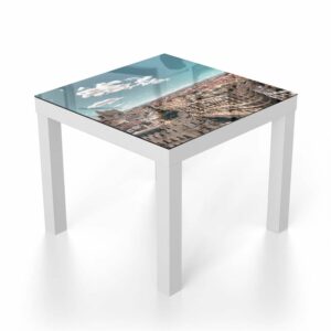 Salontafel 55x55 Straten van Madrid