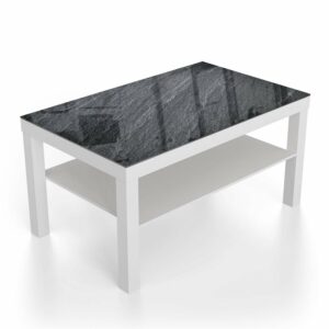 Salontafel 90x55 Donker Grijs Leisteen