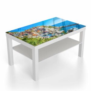 Salontafel 90x55 Kleurrijk Cinque Terre aan de Kust