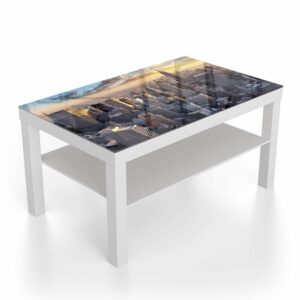 Salontafel 90x55 Zonsondergang over New York City