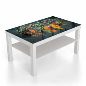 Salontafel 90x55 Kleurrijke Kruidenexplosie