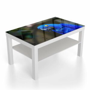 Salontafel 90x55 Blauwe Ara