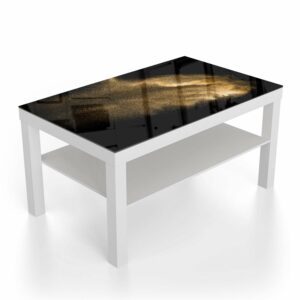 Salontafel 90x55 Gouden Zandexplosie