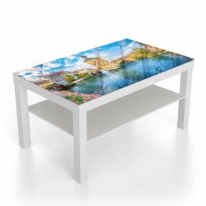 Salontafel 90x55 Oude Stad van Bamberg