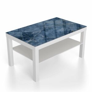 Salontafel 90x55 Oceaanblauw Marmer