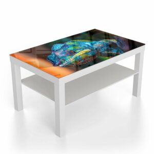 Salontafel 90x55 Gekleurde Kameleon