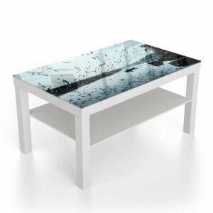 Salontafel 90x55 Vogelvlucht over Water