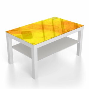 Salontafel 90x55 Oranje-Gele Waterverf