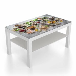 Salontafel 90x55 Kruiden & Specerijen op Beton