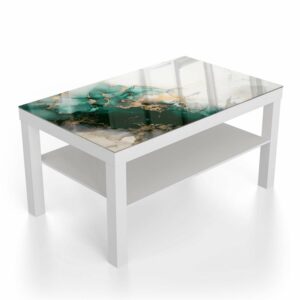 Salontafel 90x55 Luxe Groen-Marmer