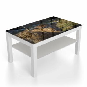 Salontafel 90x55 Schotse Hooglander in de Zon