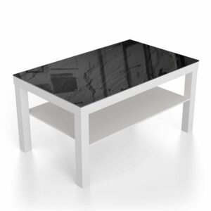 Salontafel 90x55 Leisteen Zwart