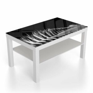 Salontafel 90x55 Zwart-Wit Zebra