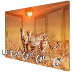 Sleutelhanger Twee Cheetahs