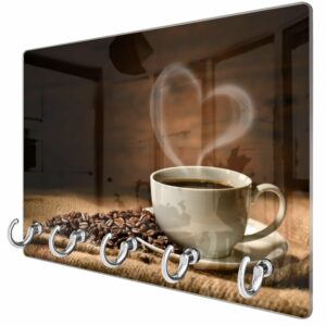 Sleutelhanger Koffie met een Hart