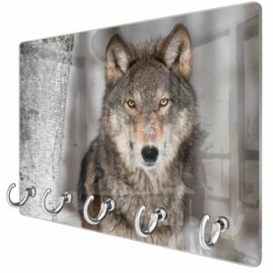 Sleutelhanger Grijze Wolf