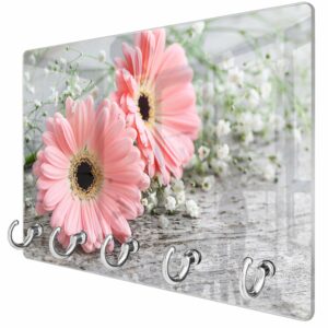 Sleutelhanger Roze Gerbera