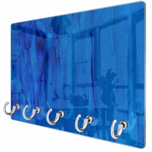 Sleutelhanger Blauw Abstractie