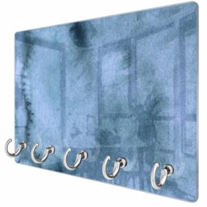 Sleutelhanger Waterverf Schilderij Blauw