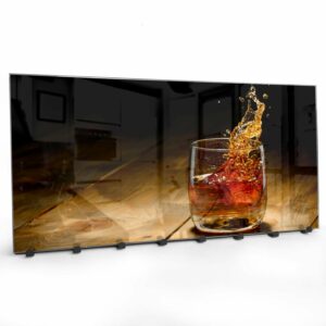 Kapstok van Glas Whisky Splash