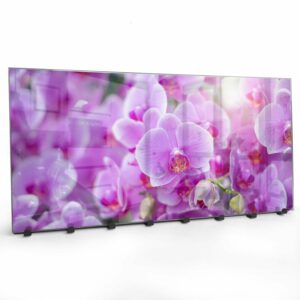 Kapstok van Glas Stralende Orchideeën