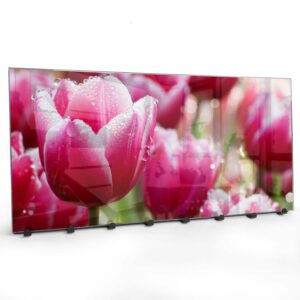 Kapstok van Glas Natte Tulpen